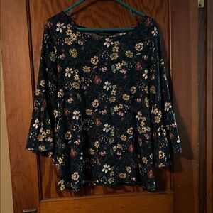Floral Print Women's Top